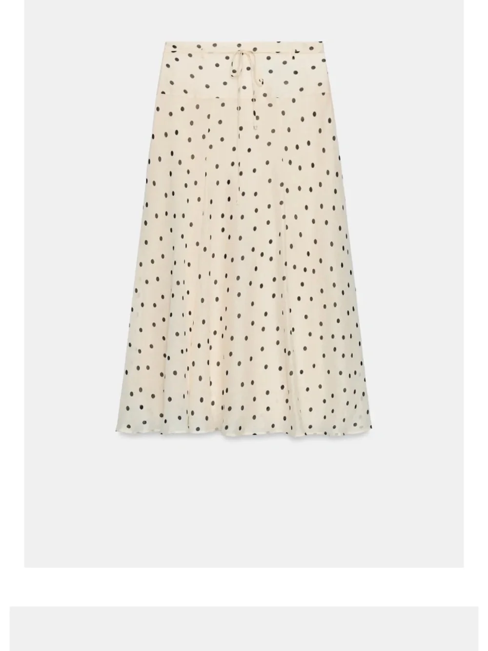 NWT Zara polka dot midi skirt